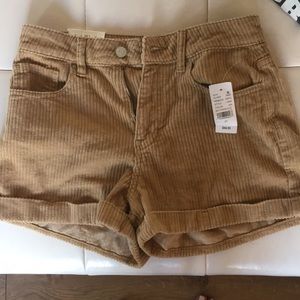 Corduroy mom shorts size 25 PacSun